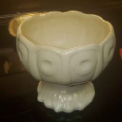 White Pedestal Bowl
