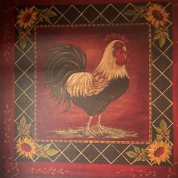 Rooster Decor  All 5 For $25
