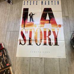 Steve Martin LA stories movie poster