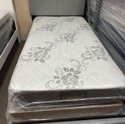 Twin Mattress With Boxspring $140