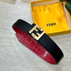 Fendi Reversible Belt With Box 