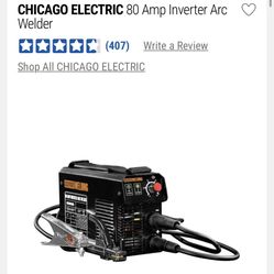Chicago Electric 80 Amp Stick Welder