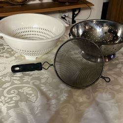 3 STRAINERS 