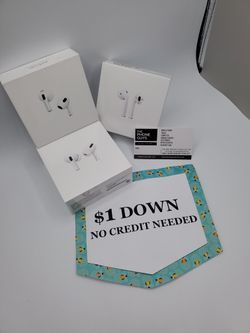 New Apple Airpods 2/ Apple Airpods 3/ Apple Airpods Pro - 90 DAY WARRANTY - $1 DOWN - NO CREDIT NEEDED 