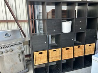 Large Cube Storage Organizer with Drawers & Baskets - Like New
