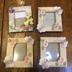 Mini Picture Frames, Set Of Four 