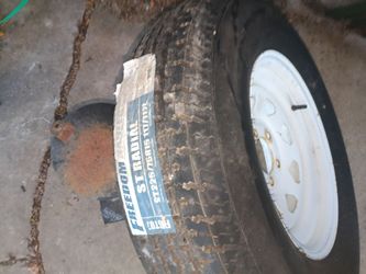 Trailer tire with rim new never used