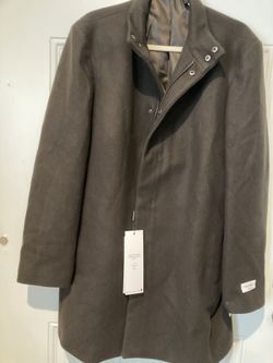 Calvin Klein Coat Men’s Wool Blend Overcoat