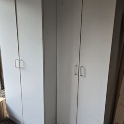 FREE ClosetMaid Large White Cabinets