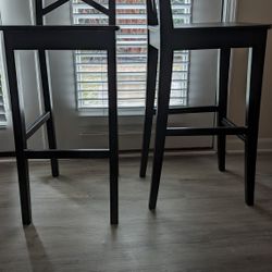Ikea Bar Stools - Set Of 2 With Optional Cushions 