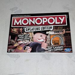 Monopoly Cheaters Edition Board Game In Excellent Condition (Is Complete Nothing Missing)