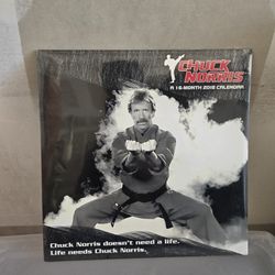 Vintage Chuck Norris 2018 Calendar - RIP