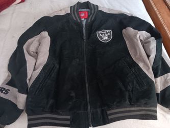 Vintage  NFL Genuine Suede Raiders Jacket XL
