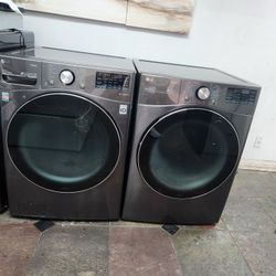 🎈SET LG STEAM WASHER AND ELECTRIC DRYER LIKE NEW ✔️ 