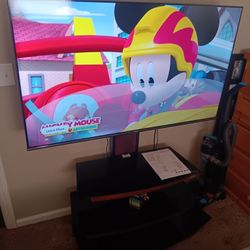 55 Inch Flat Screen TV And TV Stand