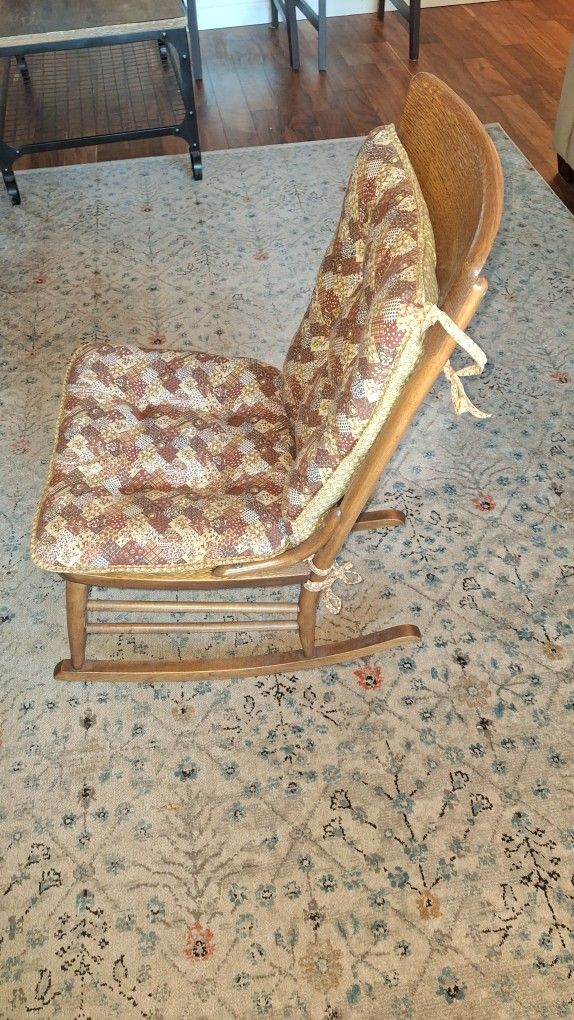 Rocking Chair from the Prairie Days — Ma’s Quiet Corner, Pa’s Fiddle Nearby