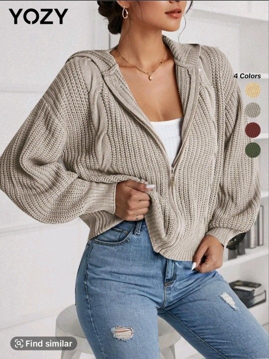 Hooded Cardigan