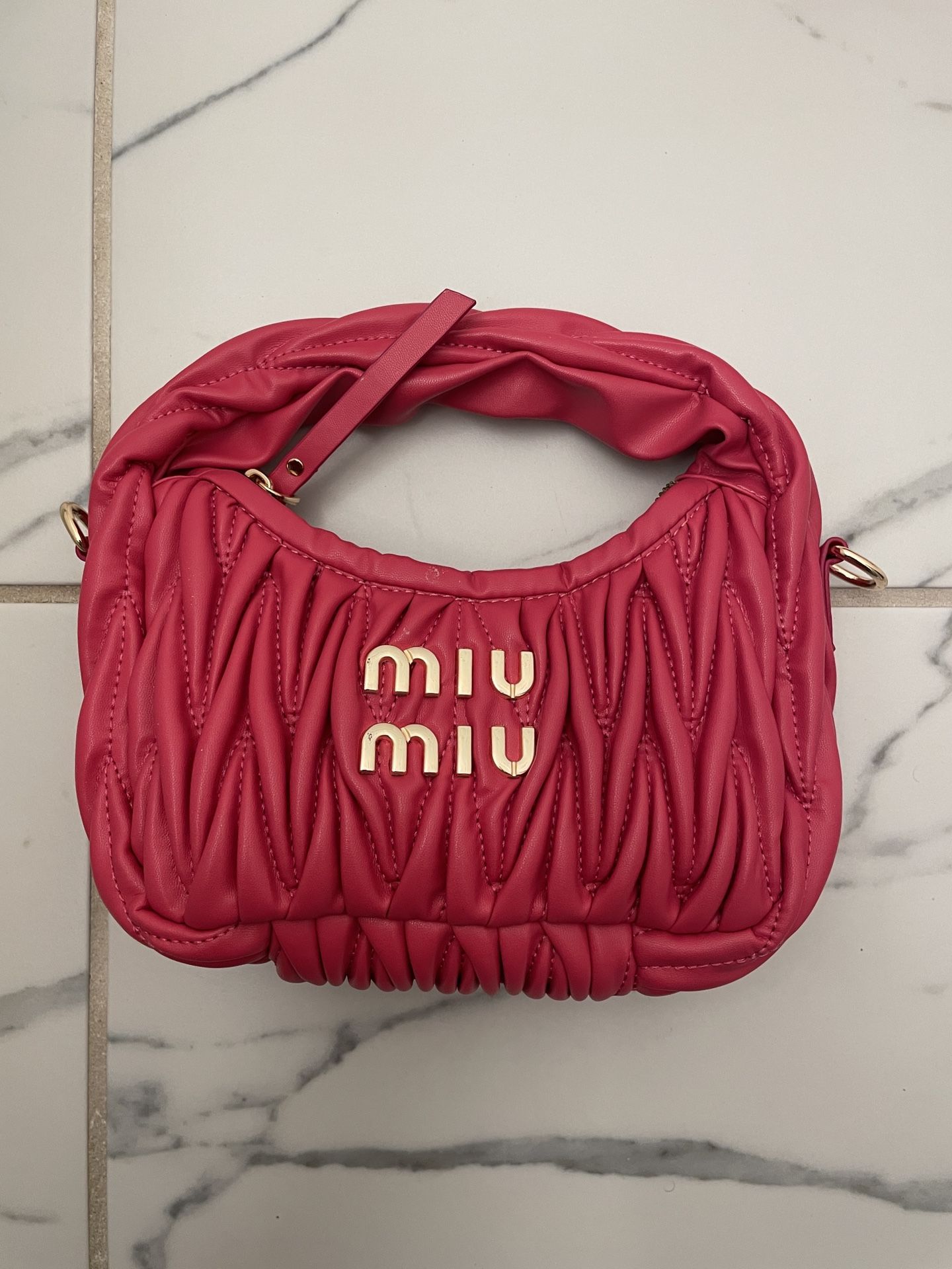 Miu Miu mini Wander matelassé crossbody bag