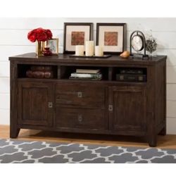 Brand New In Box 706-60 Jofran Furniture Kona Grove 60 Inch Media Unit / Tv Stand 