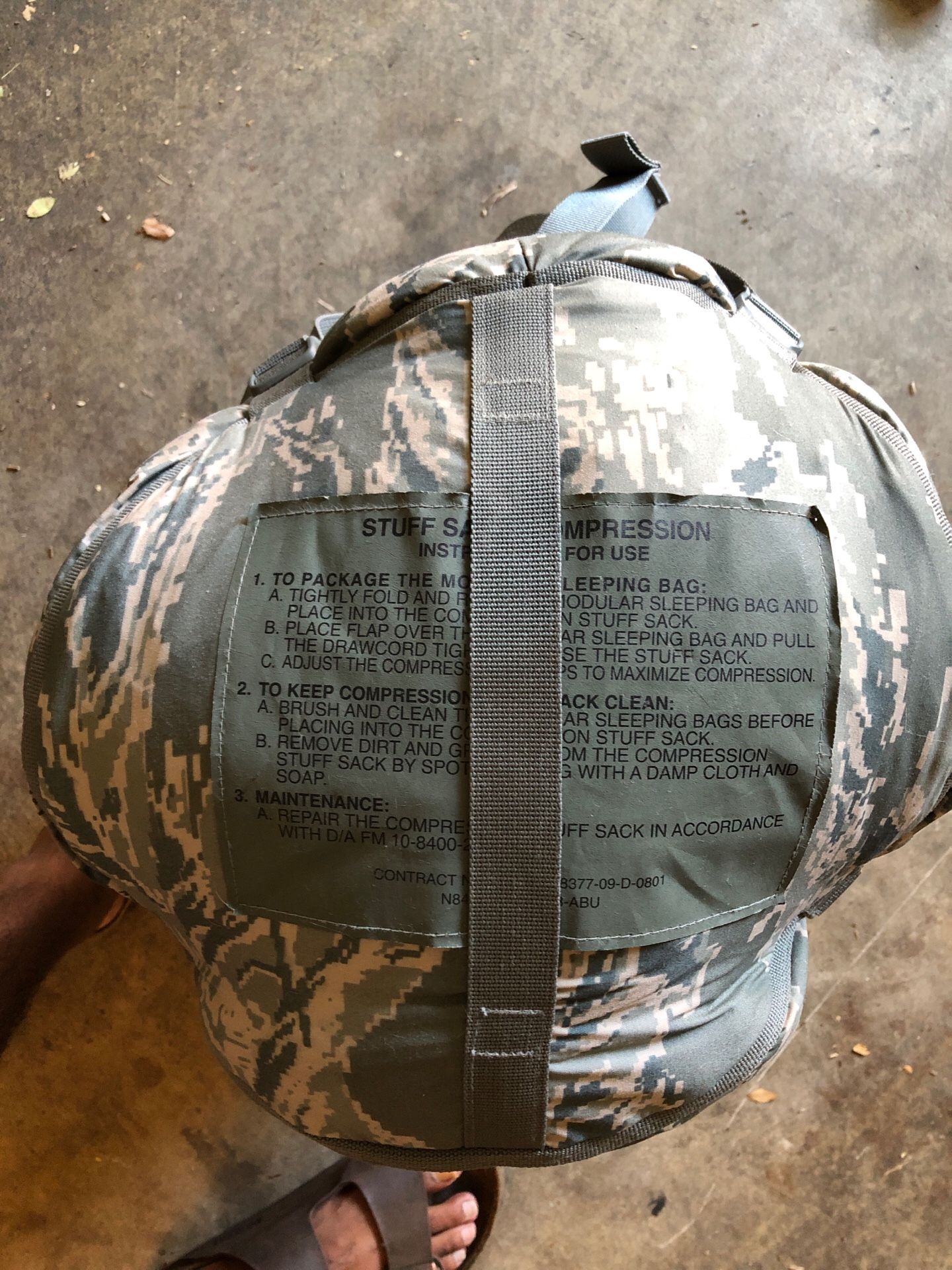 STANDARD ISSUE ARMY SLEEPING BAG