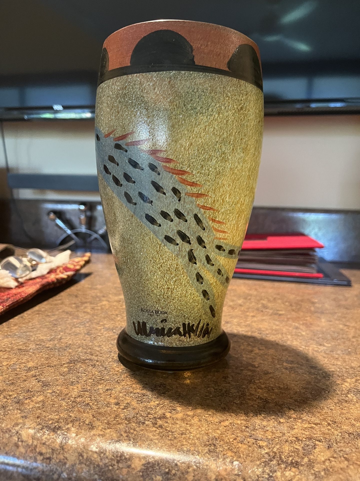 Kosta Boda 8.5” Beautiful Art Vase