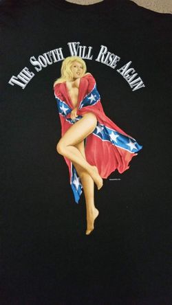 Southern Patriot Tee Shirt USA 2XL Flag Confederate 