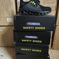 Slip Resistant Safety Sneakers (Size 8.5)