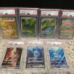 Pokemon PSA 10s Slabs