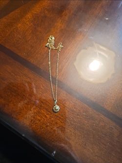 Gold sunflower chain
