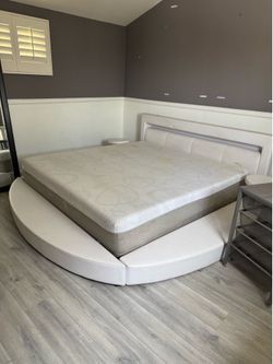 King bed frame without mattress (unless you want it)