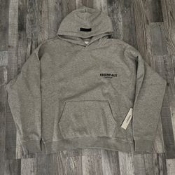 Essential Hoodie Dark Oatmeal 