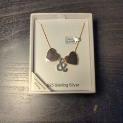 Love Heart And Heart Necklace