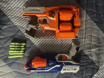 2 Nerf Guns With Bullets