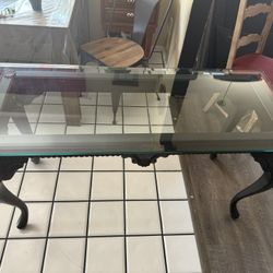 Glass Console Table 