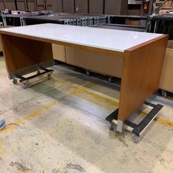 Large 8 Foot Decon Style Table Desk Counter Height