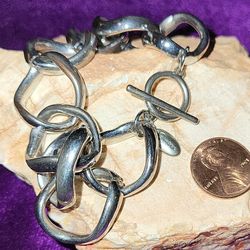 Gorgeous Silver Curb Link Bracelet 