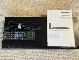 Panasonic BluRay player