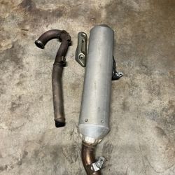 Original Plastic And Exhaust For 2004 Honda CRF 250