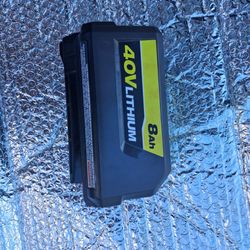 RYOBI
40V Lithium-Ion 8.0 Ah High Capacity Battery