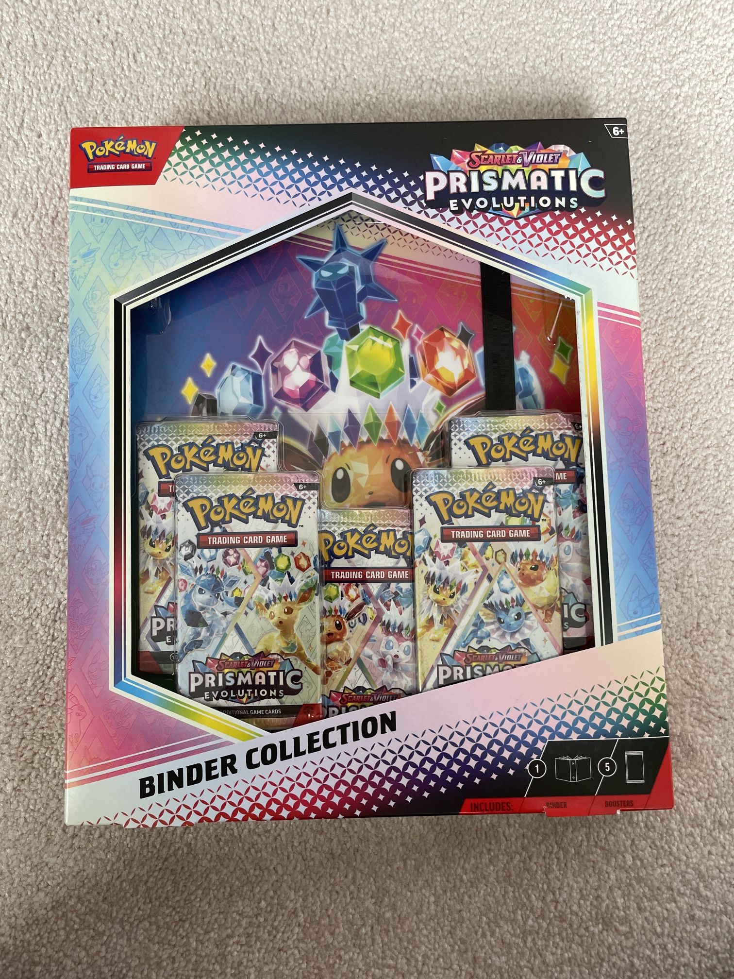 POKÉMON TCG Scarlet & Violet Prismatic Evolutions Binder Collection