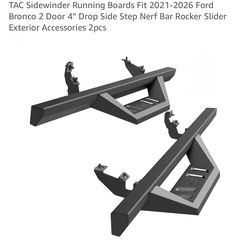 Ford Bronco running boards 2 door