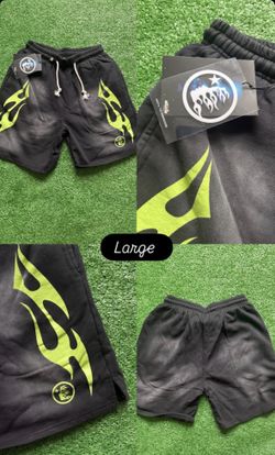 Black and green hellstar pants