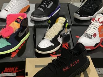 Jordan 1,3,4,11,13Collection &Yeezy 350 Bred