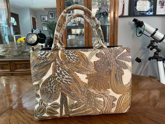 Shein Leaf Print Tote Bag or Hand Bag