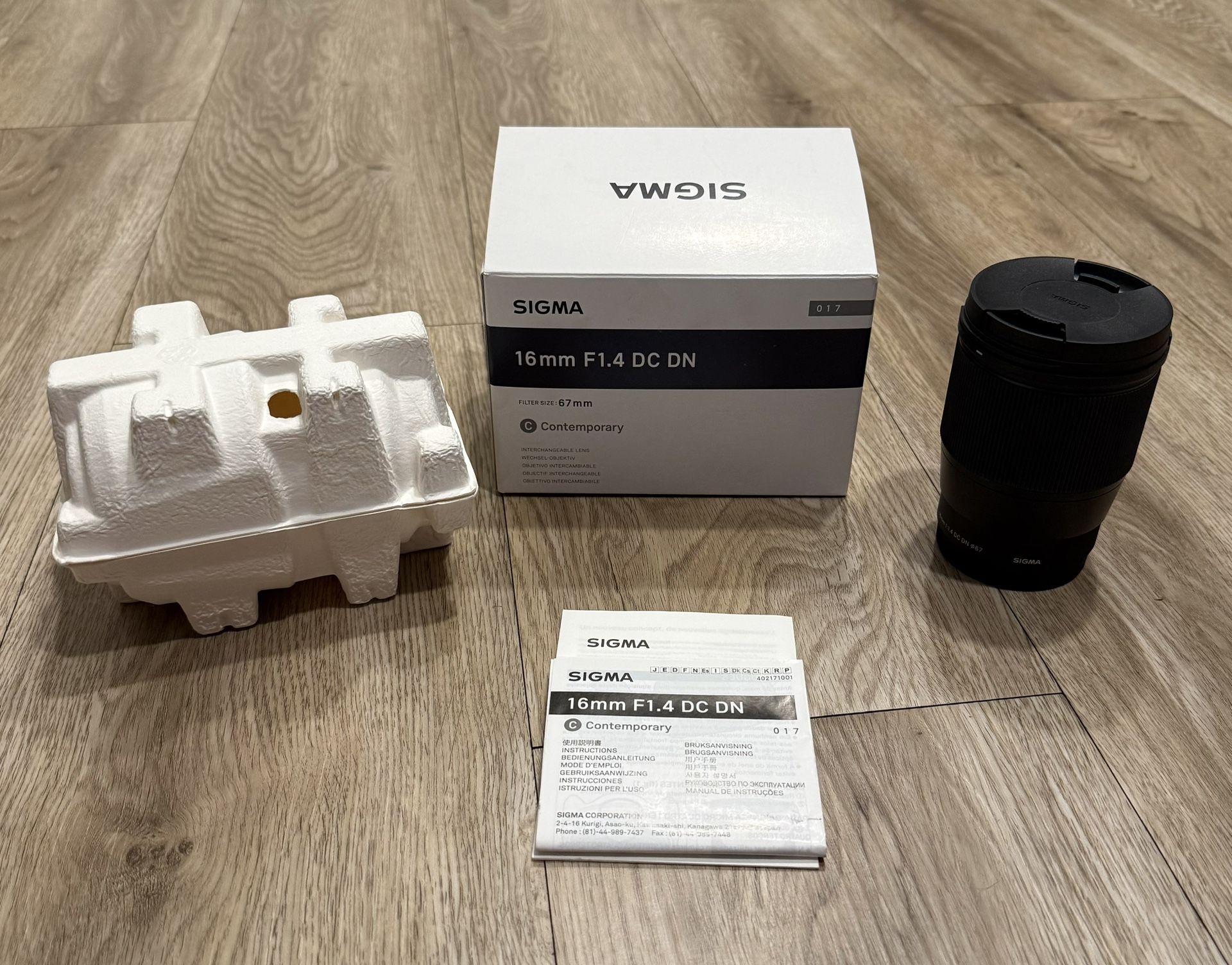 Sigma 16mm f/1.4 DC DN Contemporary Lens for Sony E