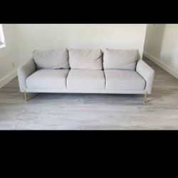 
Poly and Bark Lissie Sofa in Cumulus Grey