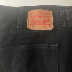 505 Black Jeans 