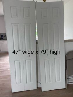 48” x 80” Bifold Doors