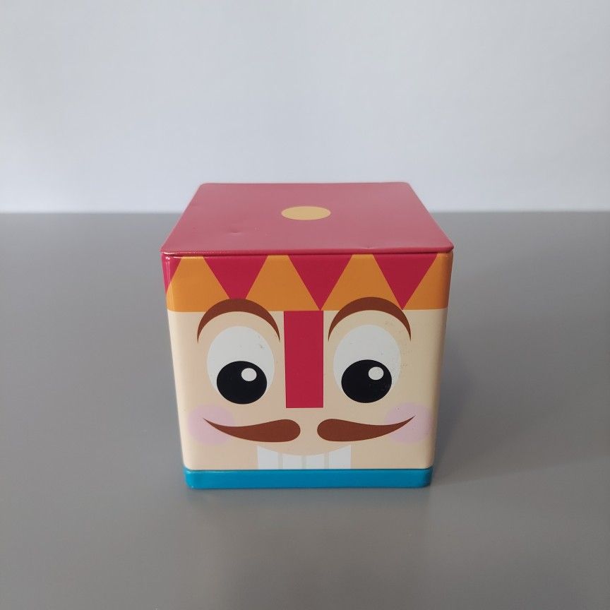 Hallmark Cubeez Nutcracker Christmas 3” Tin Stack Store Collect NEW