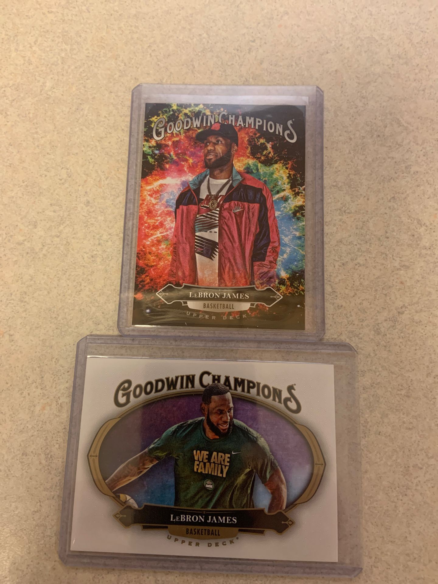 LaBron James basketball cards